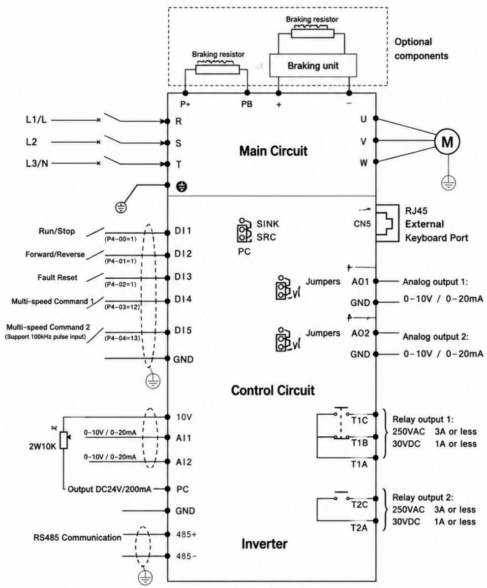 A-Type Main Board Wiring Diagram