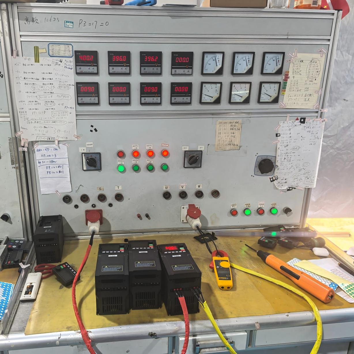 SHZK VFD Full-Load Aging Test Bench — 100% Burn-In Testing